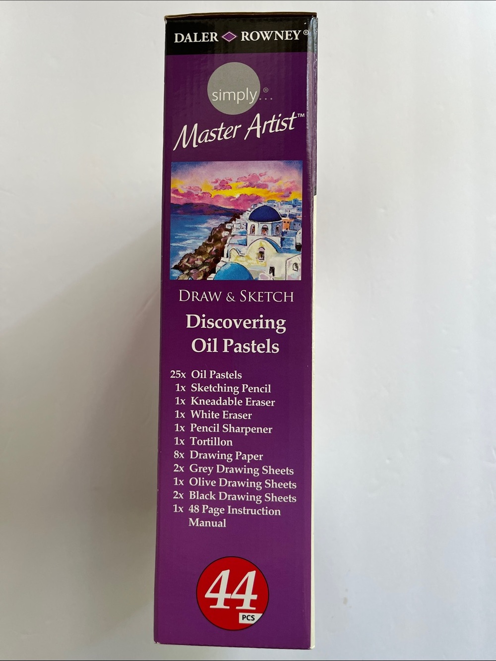 Daler-Rowney Simply Master Artist Draw & Sketch Oil Pastel Set 44 Pieces NWT - Picture 6 of 8
